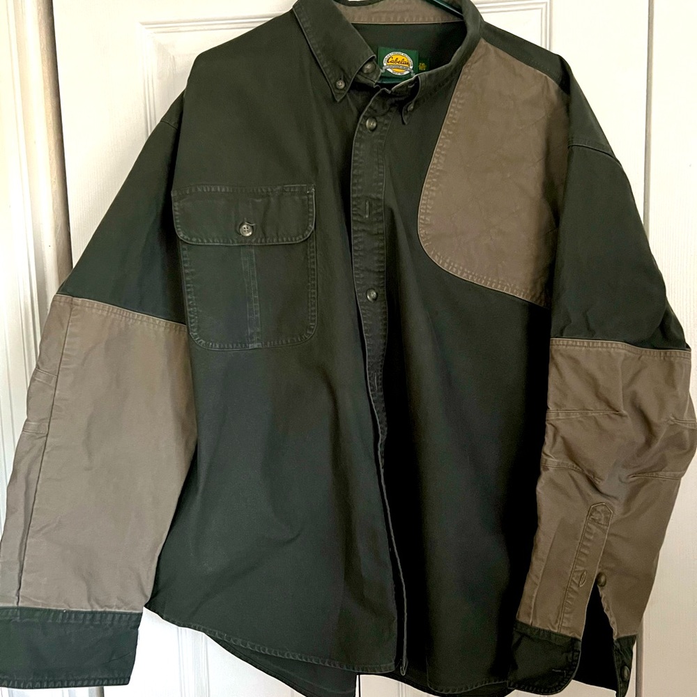 Cabelas long sleeve button down hunting shirt, LH
